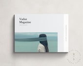 Vaduz Magazine Template, InDesign Template, Ebook Template, Editable Workbook, Printable Lookbook, KDP Template, Digital Download, Catalog