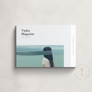 Vaduz Magazine Template, InDesign Template, Ebook Template, Editable Workbook, Printable Lookbook, KDP Template, Digital Download, Catalog