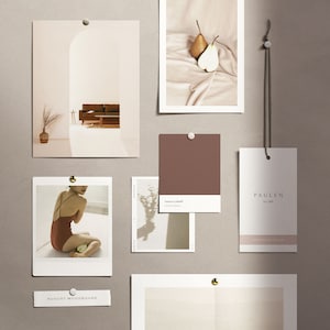 Kit de maquette Moodboard, maquettes réalistes, modèles de bricolage, y compris des scènes prédéfinies, une superposition d'ombres et d'éclairage, une carte photo et bien plus encore !