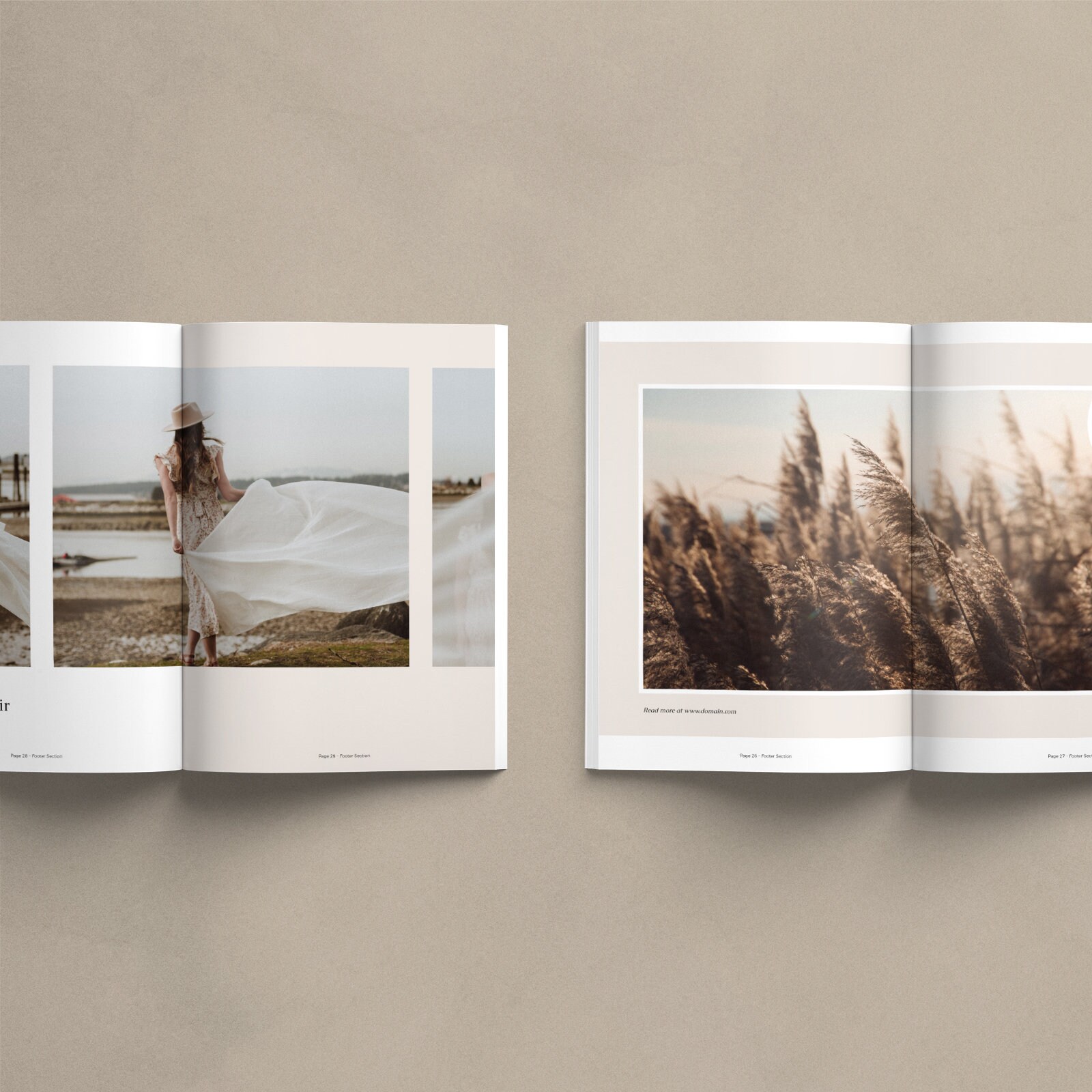 Siena Lookbook Template, Indesign Template, Ebook Template, Editable ...