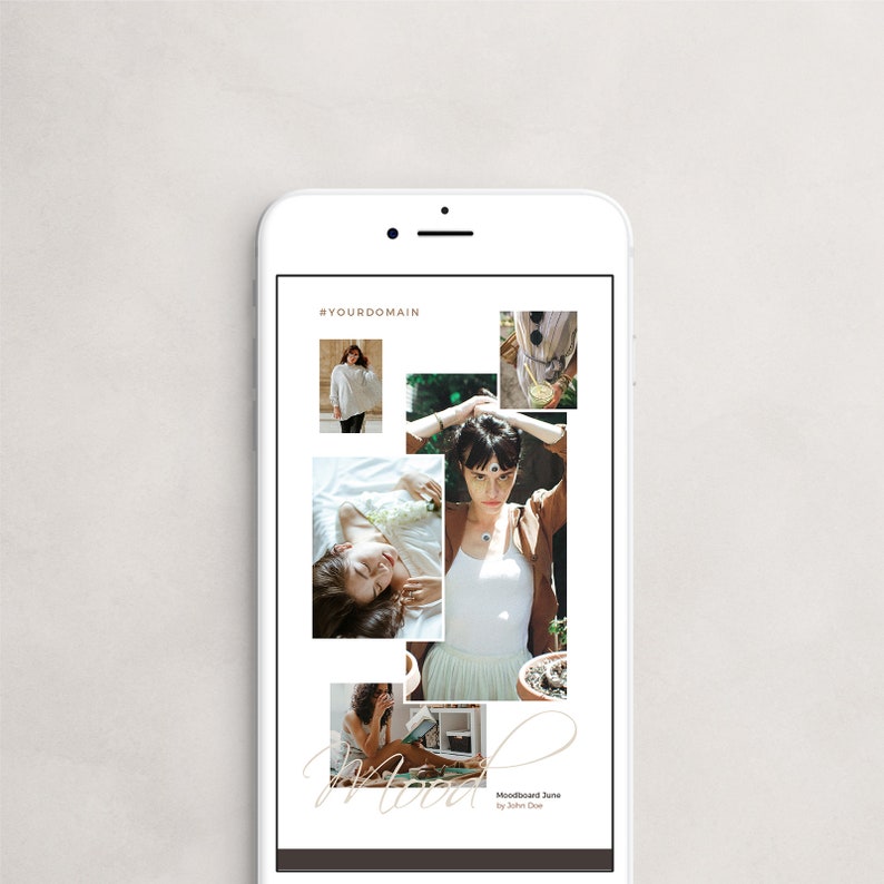 Moodboard Instagram Story Templates 20 Editable Instagram - Etsy