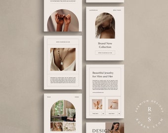 Siena Flyer Templates, 10 Editable InDesign Templates, Instant Download, Marketing Flyers, DIY Branding Flyer Set, Photographer Cards