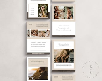 Sacramento Flyer Templates, 10 Editable InDesign Templates, Instant Download, Marketing Flyers, DIY Branding Flyer Set, Photographer Card