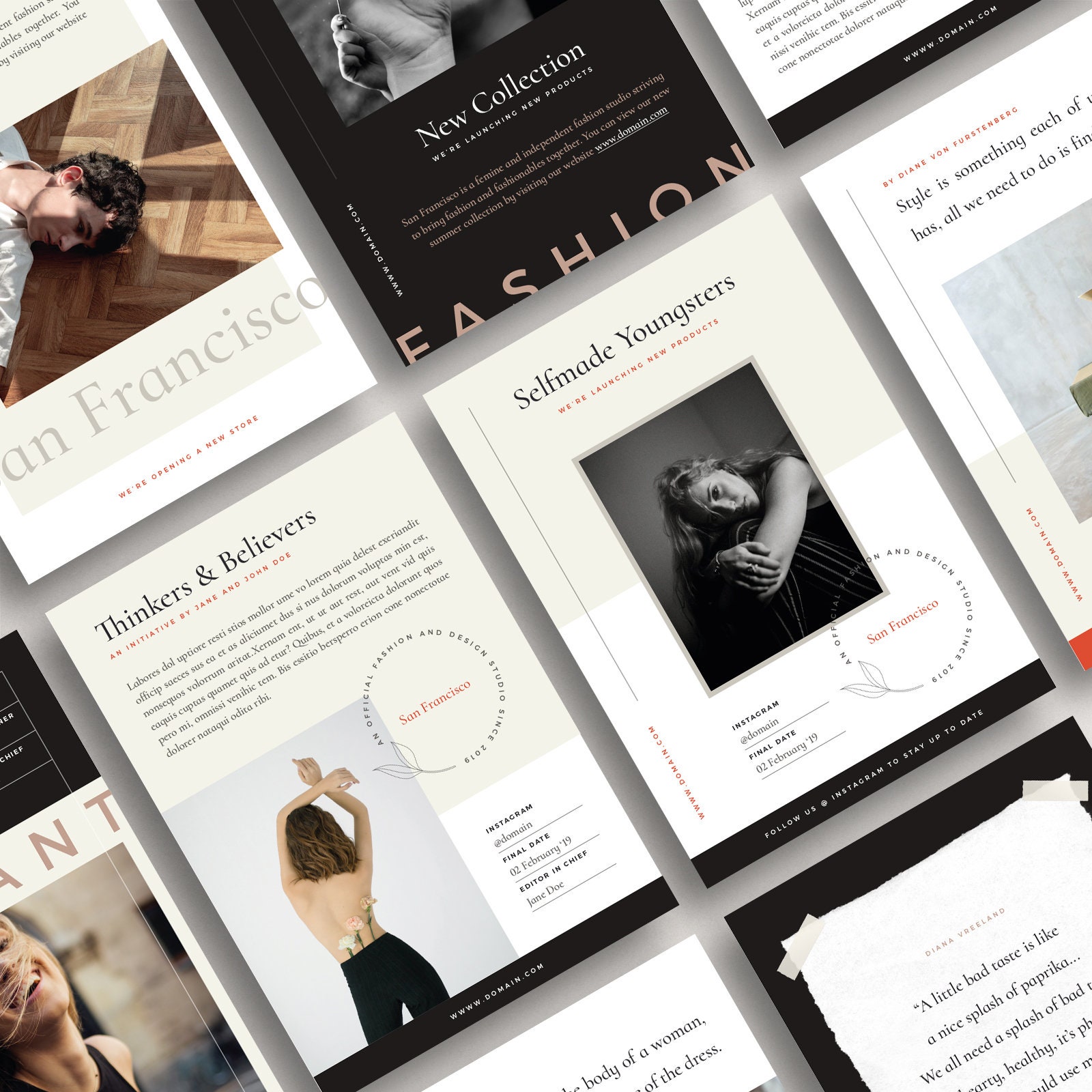 San Francisco Flyer Templates 10 Editable Indesign Templates Etsy