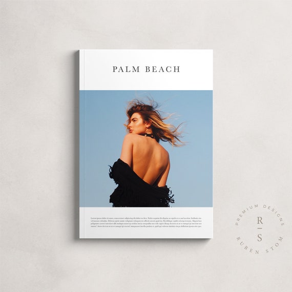palm beach magazine template indesign template editable magazine template modern magazine design digital download multipurpose template magazine template indesign