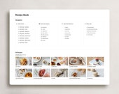 Notion Recipe Template, Cookbook Templates, Digital Recipes, Mobile Dishes Organizer