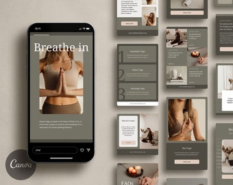 Asana Social Media Kit, 80 Editable Canva Templates, 20x4 Different Sizes, Created For Facebook, Instagram Posts, Pinterest, TikTok, Blogs