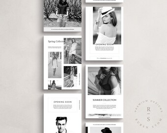BerlinFlyer Templates, 10 Editable InDesign Templates, Instant Download, Marketing Flyers, DIY Branding Flyer Set, Photographer Cards