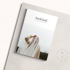 Auckland Magazine Template, InDesign Template, Ebook Template, Editable Workbook, Printable Lookbook, KDP Template, Digital Download
