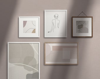 Frame Mockup Kit, Realistic Mock up, DIY Templates, 16 Pre-made Scenes, Shadow Options, Adjustable Frame Colors, Lighting And Much More!