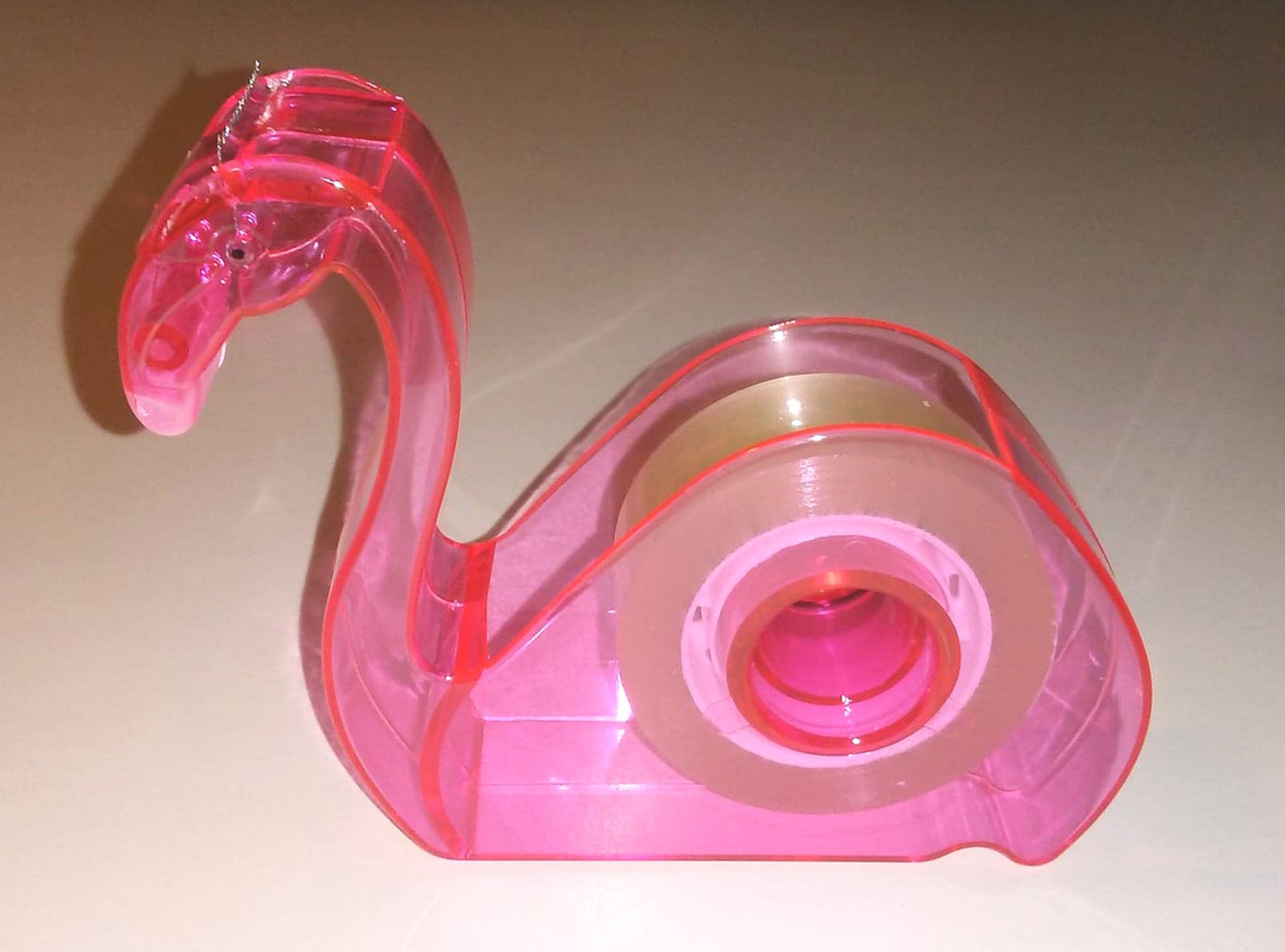 Pink Flamingo Tape Dispenser Refillable Lot of 2 New in Etsy