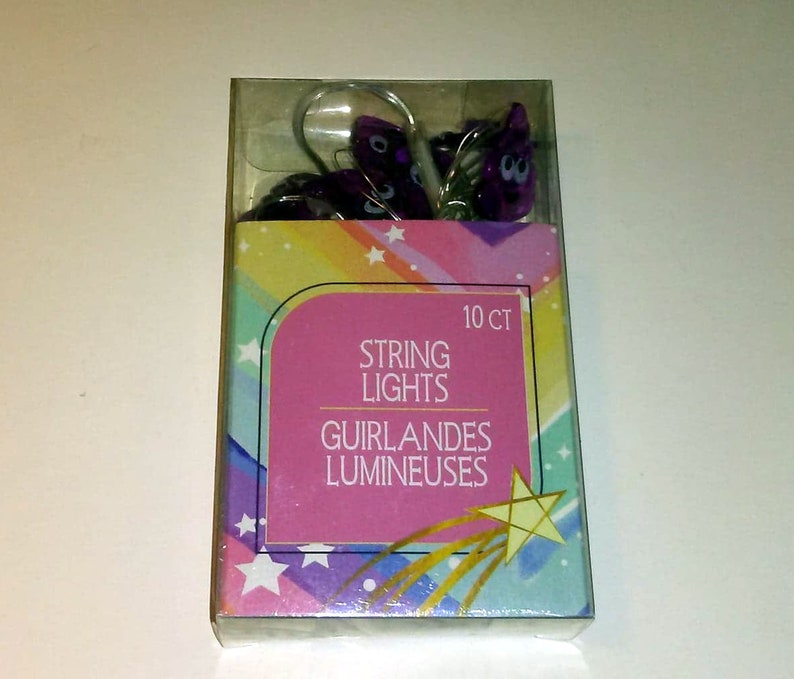 Purple Poop Emoji Battery Power Lights 10 LED Silver Wire Etsy