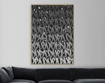 Love Original Poster 100x70cm - Modern Art Poster Contemporary Painting Street Art Graffiti Unique Wall Art Home Decor
