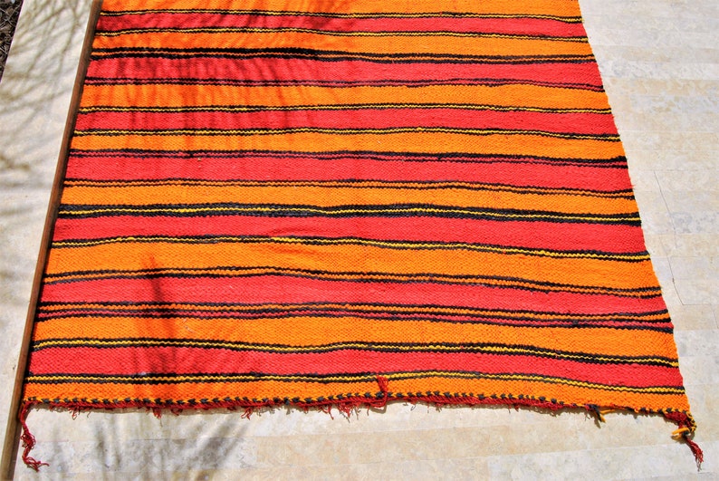 Red Boujaad rug Moroccan rug huge bohemian red rug berber carpet Colorful handmade & vintage wool rug 12' 17 x 6' 371 185 cm image 5