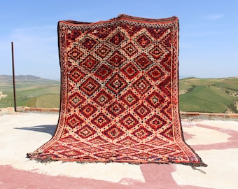 Moroccan carpet 6x9 : pastel moroccan rug best Red rug runner rug shag rug pastel moroccan rug area rug checkered rug bohemian rug rya rug