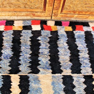 Custom Moroccan rug Moroccan rug berber rug custom doormat Beni ourain rug Wool Area handemade rug azilal rug checkered rug image 6