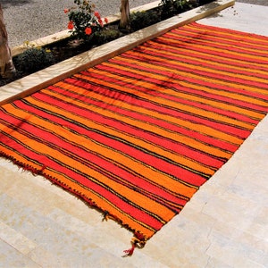 Red Boujaad rug Moroccan rug huge bohemian red rug berber carpet Colorful handmade & vintage wool rug 12' 17 x 6' 371 185 cm image 2