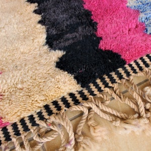 Custom Moroccan rug Moroccan rug berber rug custom doormat Beni ourain rug Wool Area handemade rug azilal rug checkered rug image 10