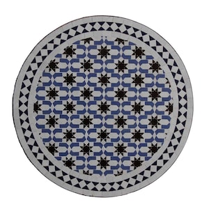 Artisanal Moroccan Mosaic Table - Unique Handcrafted Elegance for Your Outdoor Space coffee table console table side table