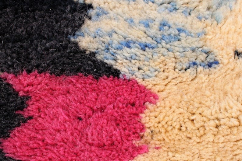 Custom Moroccan rug Moroccan rug berber rug custom doormat Beni ourain rug Wool Area handemade rug azilal rug checkered rug image 5