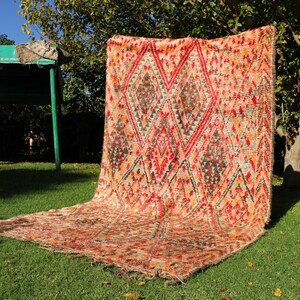 6x10ft Moroccan Rugs : Vintage Moroccan Berber Handmade Rug, Woven for Over a Year  (186x324)cm