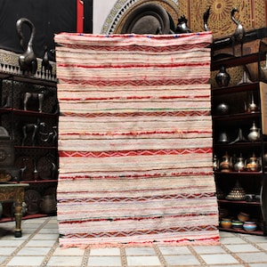 moroccan pom pom blanket mustard -- Vintage Wool Blanket, Moroccan Blanket, Wool Wedding Blanket Handira (213 x 148) cm.611&#39;&#39; x 4&#39;10&#39;&#39;