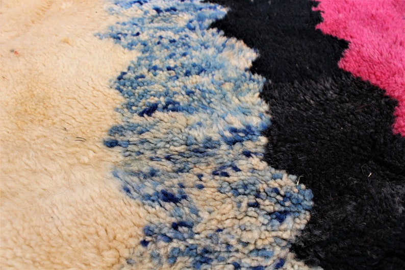 Custom Moroccan rug Moroccan rug berber rug custom doormat Beni ourain rug Wool Area handemade rug azilal rug checkered rug image 4