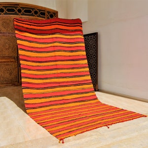 Red Boujaad rug Moroccan rug huge bohemian red rug berber carpet Colorful handmade & vintage wool rug 12' 17 x 6' 371 185 cm image 1