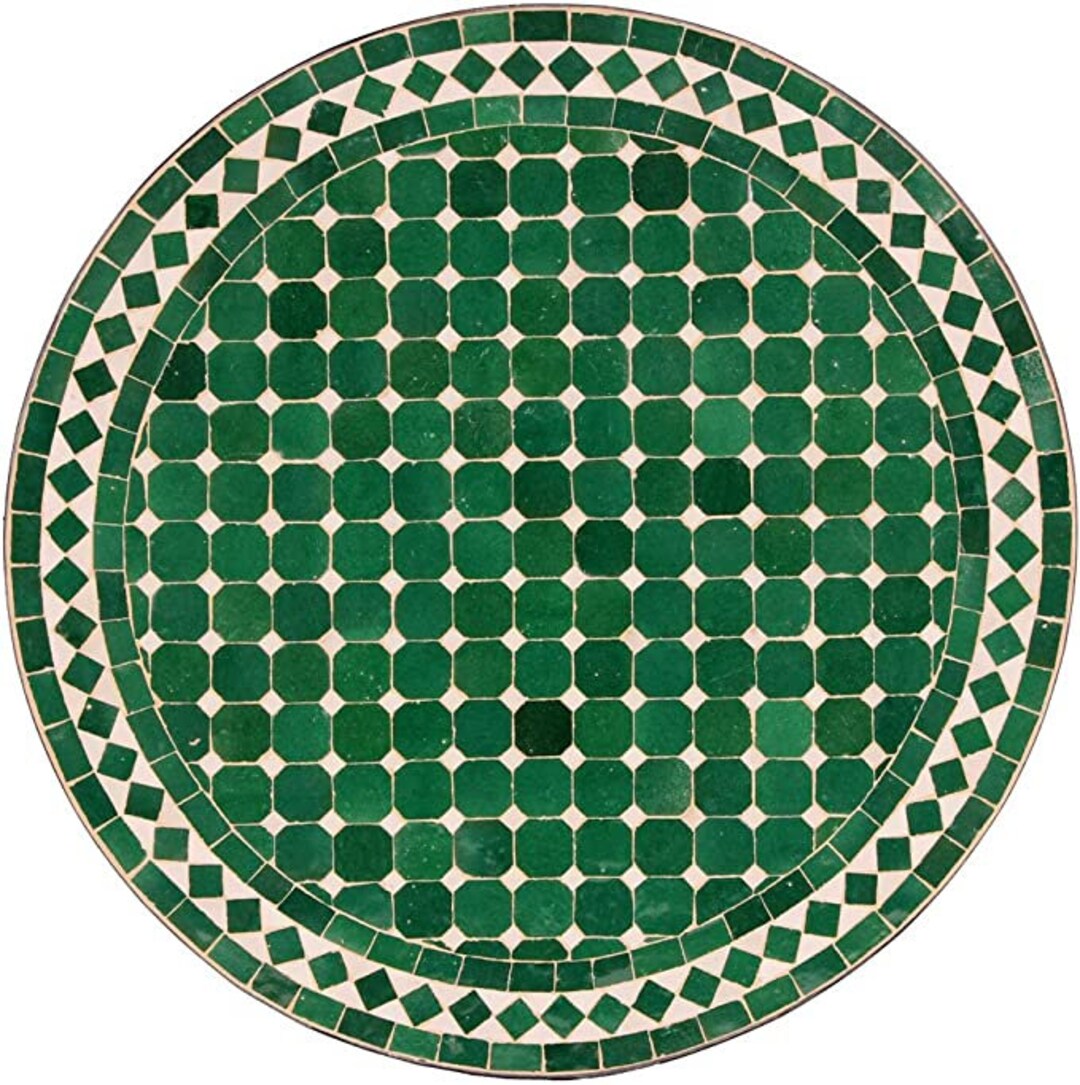 Mosaic Tablegreen Table Mosaic Garden Table Stone Mosaic Dining