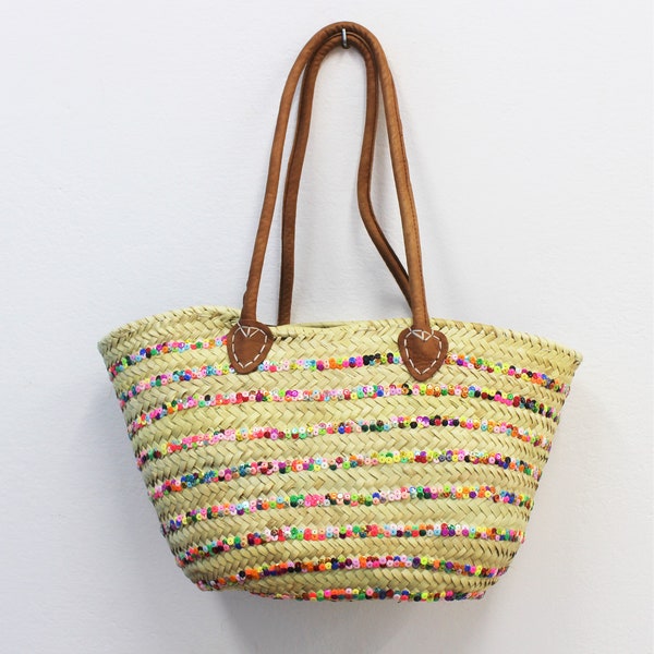 moroccan bag : french basket french baskets  moroccan straw bag moroccan basket french basket bag french straw basket large market basket