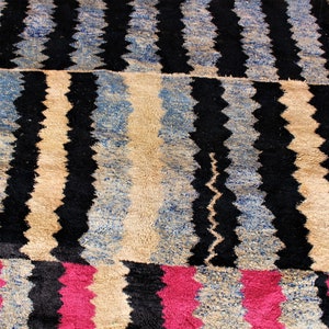 Custom Moroccan rug Moroccan rug berber rug custom doormat Beni ourain rug Wool Area handemade rug azilal rug checkered rug image 7