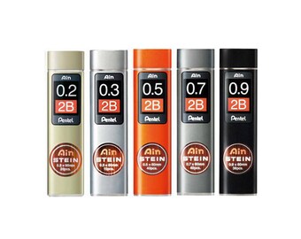 10tubes Xmas Pentel C279-2B Ain Stein 0.9mm Refill Leads 10tubes Xmas Pentel C279-2B Ain Stein 0.9mm Refill Leads