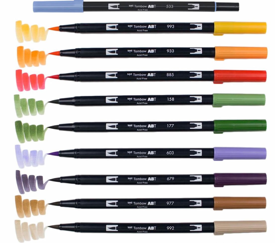 abt dual brush pens