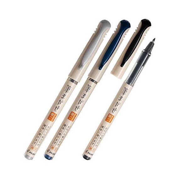 Black 5 Pilot SVFM-20EF Fude-Makase Color Brush Pen Sign Pen for Greeting Cards