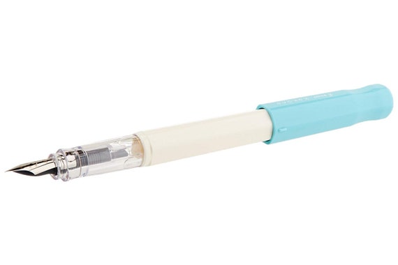 -White Barrel// Yellow Cap Extra Fine Point Pilot Kakuno FKA-1SR-EF Fountain Pen