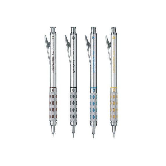 4pcs Full Set Pentel Graphgear 1000 Pg1013 0 3mm Pg1015 Etsy 4pcs Full Set Pentel Graphgear 1000 Pg1013 0 3mm Pg1015 Etsy