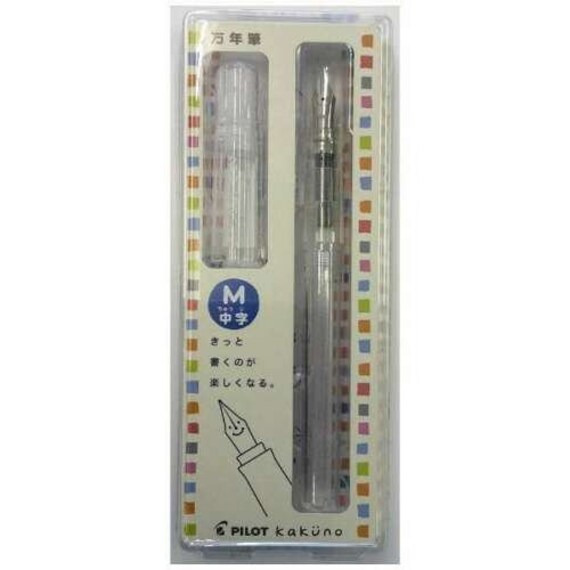 -Clear Transparent +CON-40 2pcs Pilot Kakuno FKA-1SR-EF Fountain Pen Extra Fine