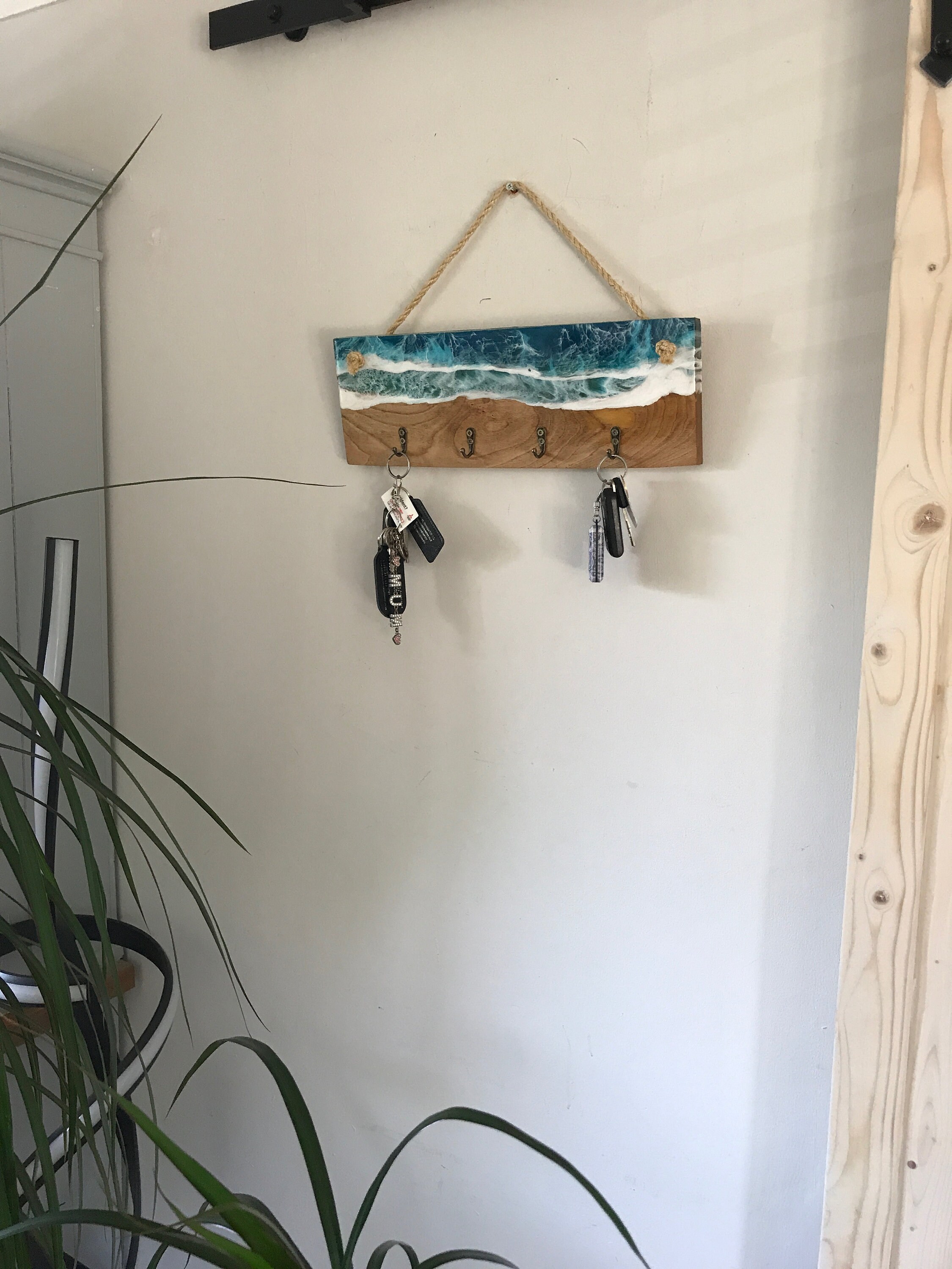 Resin Beach/ocean Wave Key Rack - Etsy UK