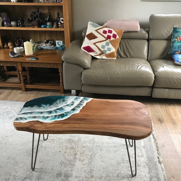 Resin Coffee Table - Etsy UK