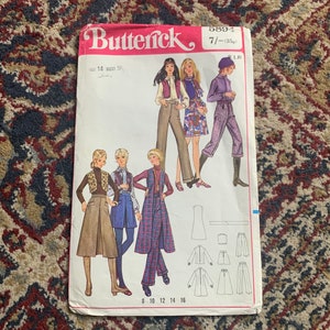 Vintage 1970s Butterick 5894 Pattern