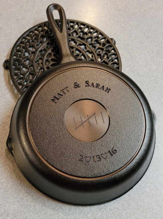 Lodge L5SK3 Pre-Seasoned Cast Iron Skillet, 8