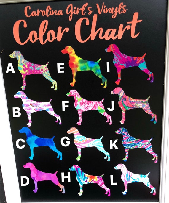 Australian Cattle Dog Color Chart