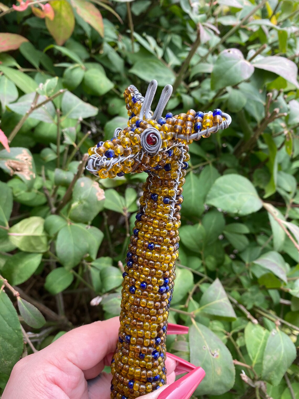 Zimbabwean Hand Wire Wrap Giraffe sculpture Etsy