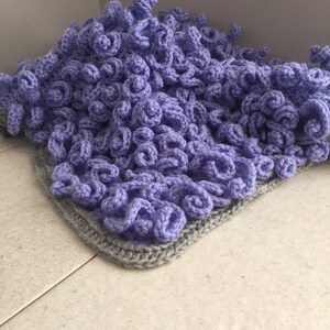 Crochet Going Wavy Textured Blanket Pattern