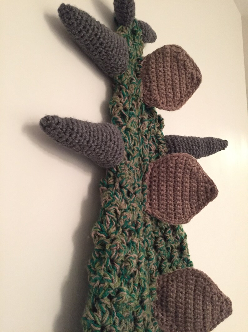 Crochet Dinosaur Tail Blanket Pattern Customisable Sizing Etsy