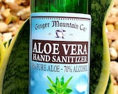 All Natural Hand Sanitizer Spray Isopropyl Alcohol Natural Aloe Vera Only FDA Registered Facility. No Stinky Ethanol Unscented Spray.