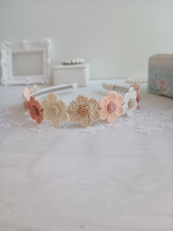 Cerchietto per capelli elegance con fiore grande in tessuto e strass Scegli il colore Antracite