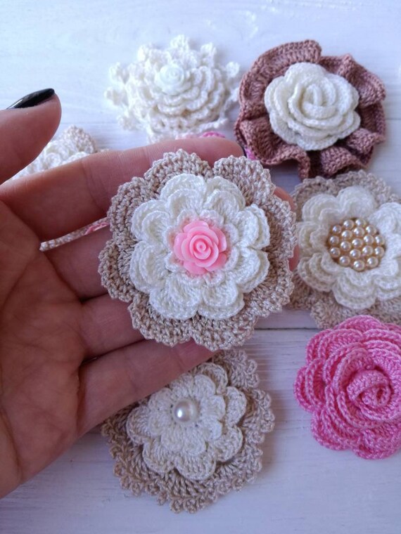 12 fleurs Fleurs au crochet. Fleurs fleurs de kit. Chutes de fleurs. Fleurs Shabby. 0f5c63 12 fleurs Fleurs au crochet. Fleurs fleurs de kit. Chutes de fleurs. Fleurs Shabby. 0f5c63