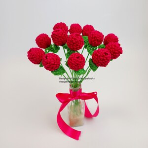 Crochet Bouquet Pattern. PDF Pattern. Easy Photo Tutorial. Wedding ...