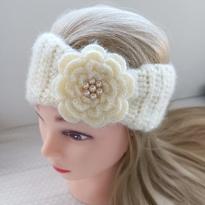 Crochet headband PATTERN. Crochet headband pattern for women. Crochet Headwear. Crochet Warmer. Crochet hat accessories. Easy crochet.